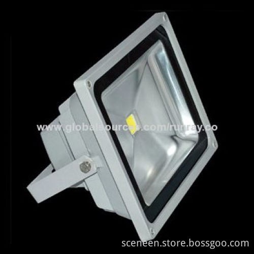 LED Floodlight, 50W, High-PF Driver, 4,000lm, Taiwan Chili 45*45-mil Chips, 2-year Warranty